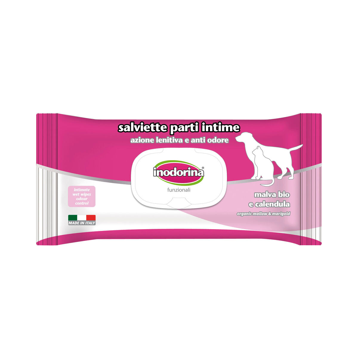 Wet Wipes for Pets Inodorina 40 Units-0